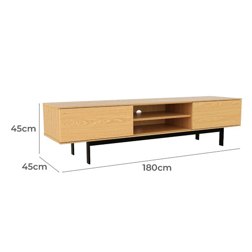 Estudio Furniture Sonoma 2 Door TV Stand | Temple & Webster