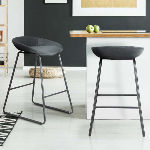 66cm-Remy-Faux-Leather-Counter-Stools