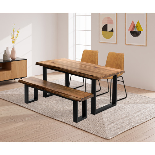 Millbrooke Live Edge Acacia Wood Bench