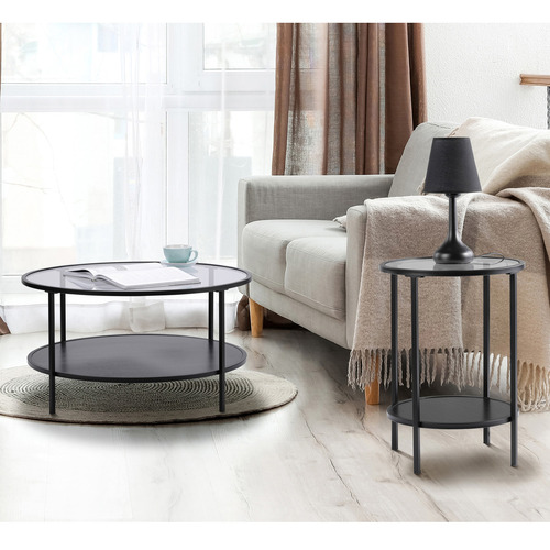 2 Piece Fraser Coffee & Side Table Set Temple & Webster