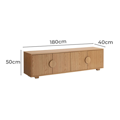 Brighton Oak Entertainment Unit