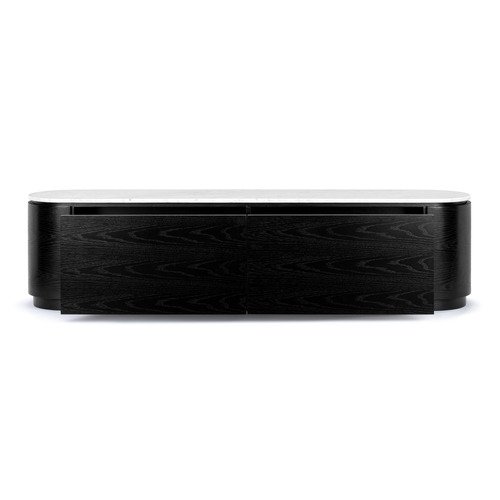 Toulouse Carrara White Marble TV Stand