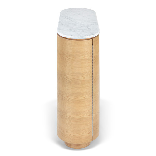 Maybury Carrara Marble Wine Cabinet