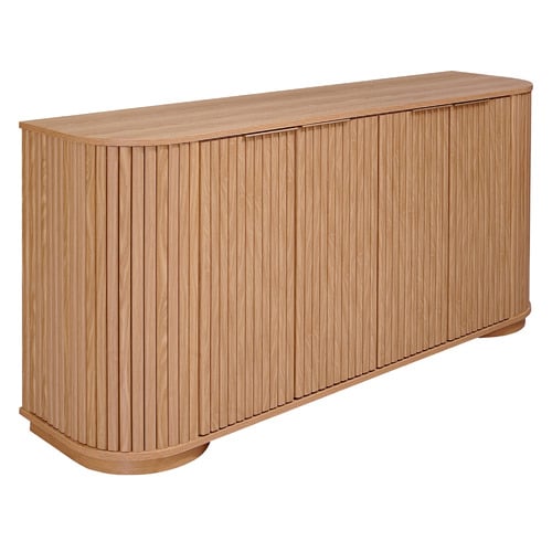 Orlaith Ribbed 4 Door Sideboard