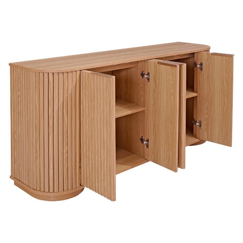 Orlaith Ribbed 4 Door Sideboard