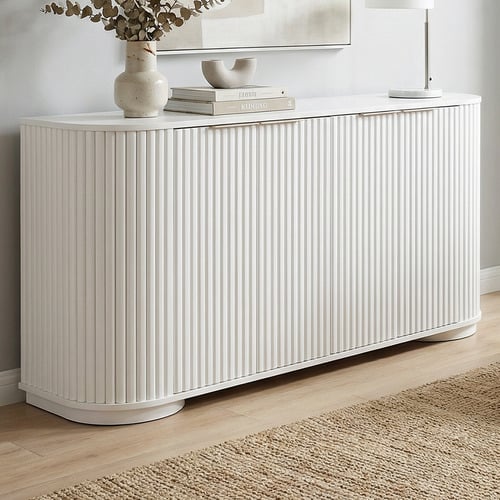 Orlaith Ribbed 4 Door Sideboard