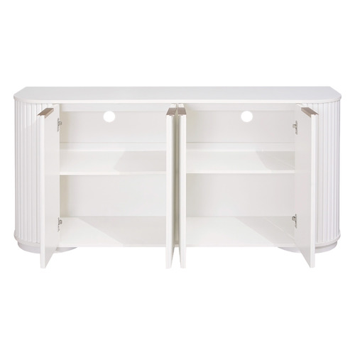 Orlaith Ribbed 4 Door Sideboard