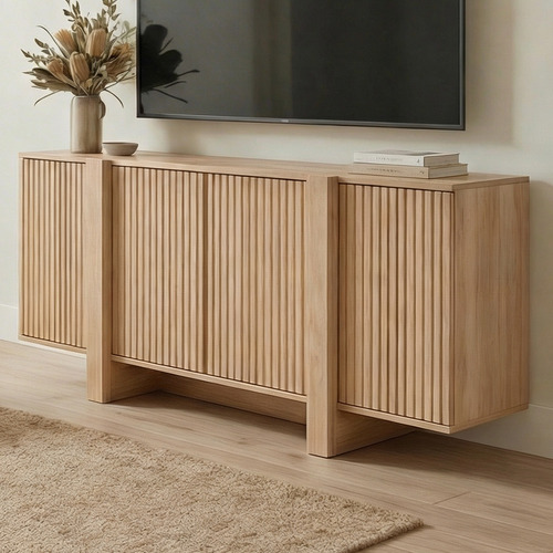 Orlaith Rectangular 4 Door Sideboard
