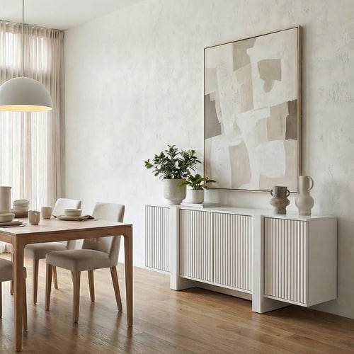 Orlaith Rectangular 4 Door Sideboard