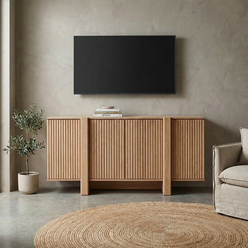 Orlaith Rectangular 4 Door Sideboard