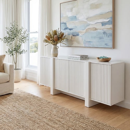 Orlaith Rectangular 4 Door Sideboard
