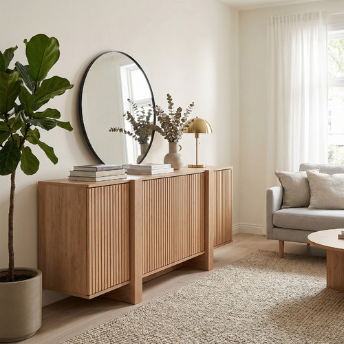 Orlaith Rectangular 4 Door Sideboard