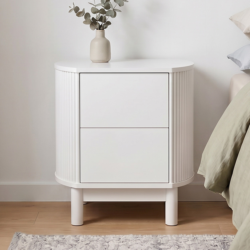 Villeneuve 2 Drawer Bedside Table