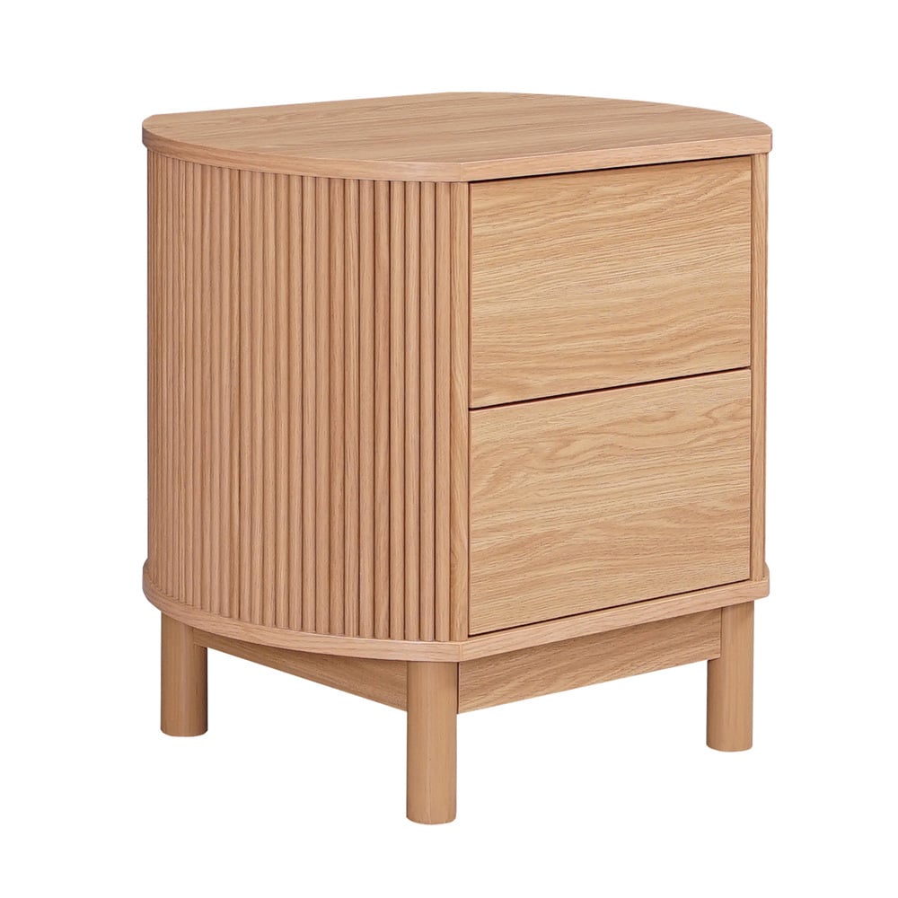 Villeneuve 2 Drawer Bedside Table
