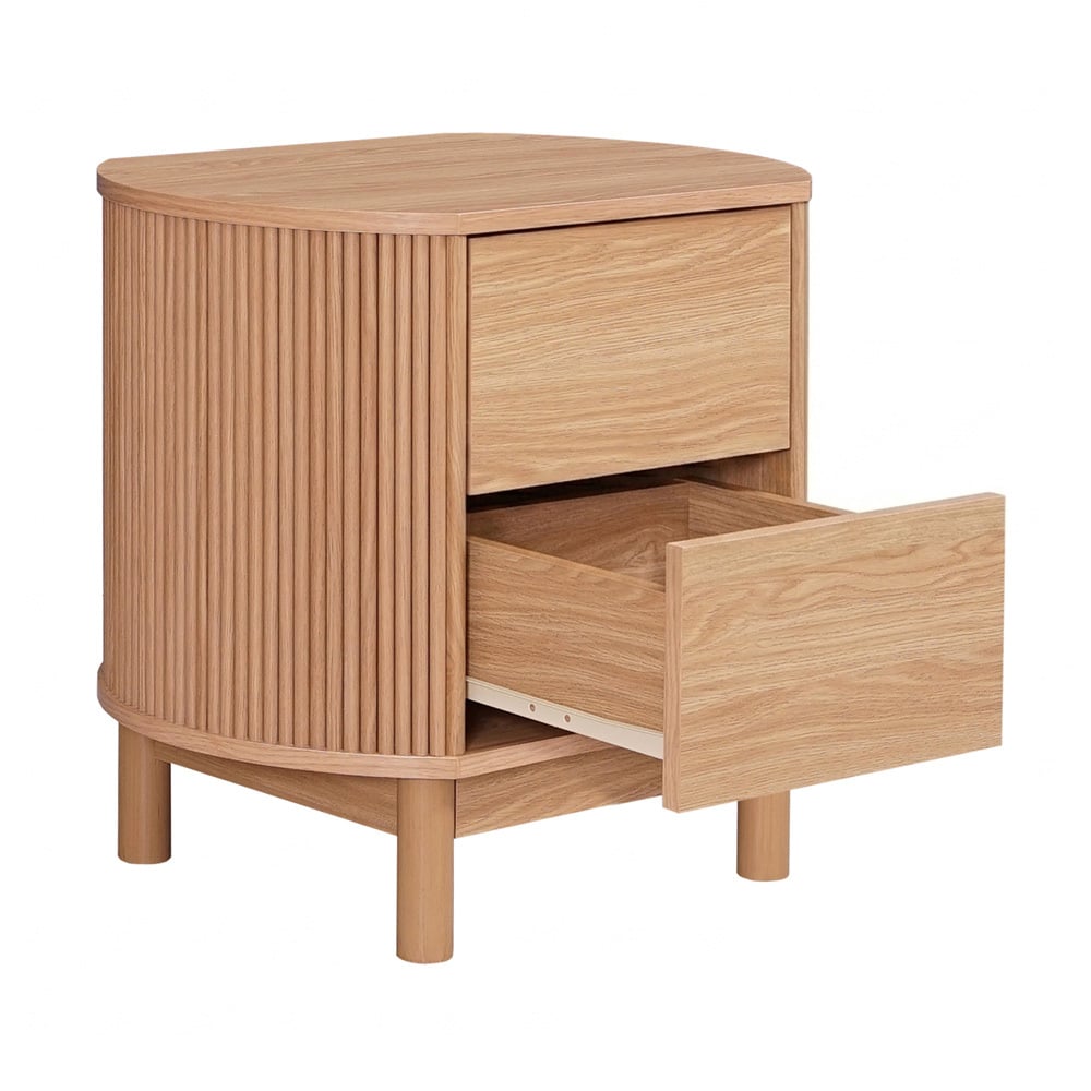 Villeneuve 2 Drawer Bedside Table