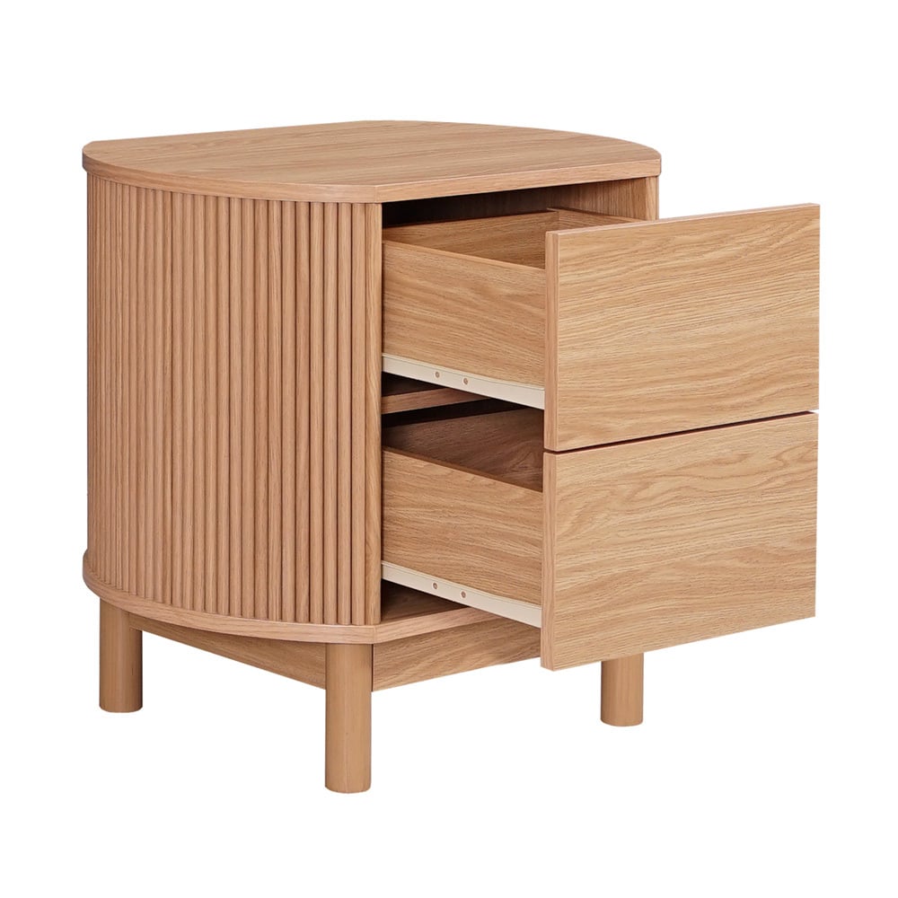 Villeneuve 2 Drawer Bedside Table