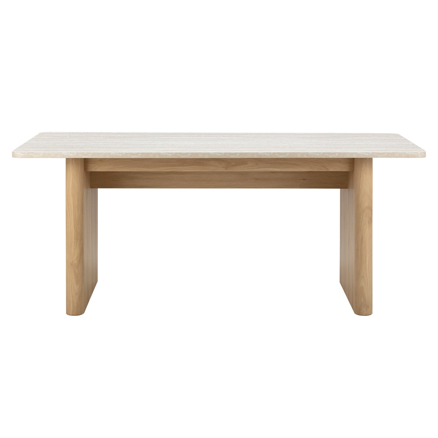 Tivoli Travertine-Look Dining Table