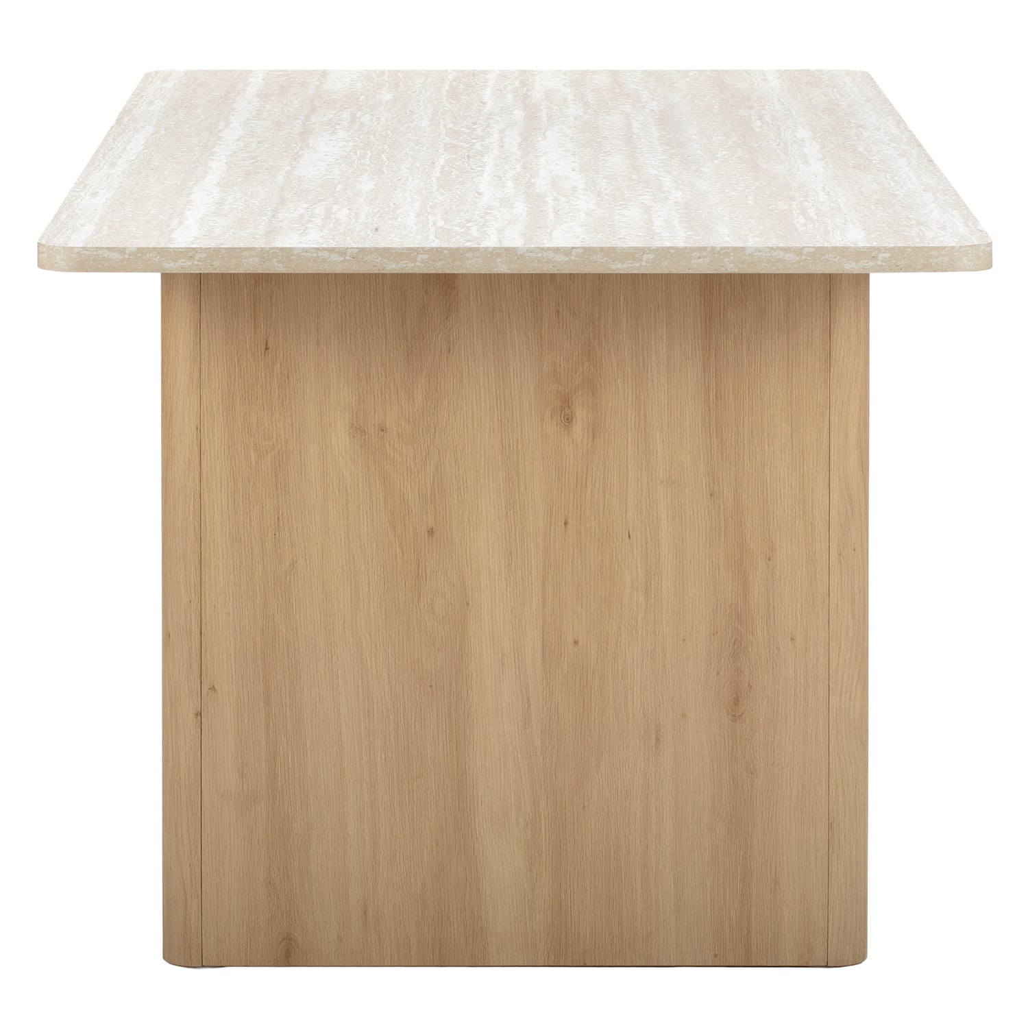 Tivoli Travertine-Look Dining Table