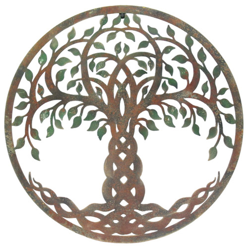 Home Accents Tree of Life Aluminium Wall Accent Temple & ster