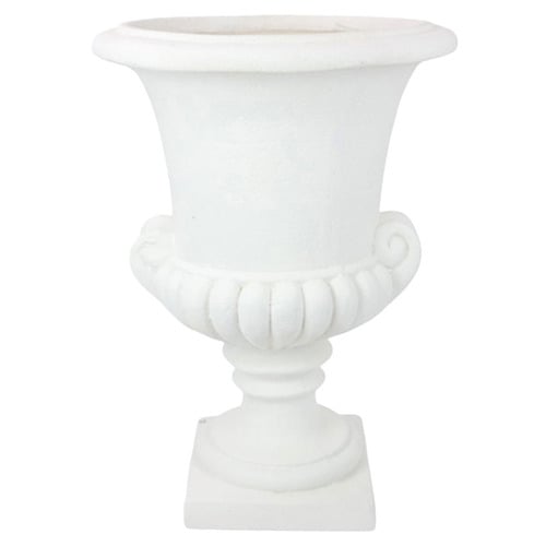50cm White Nina Garden Urn