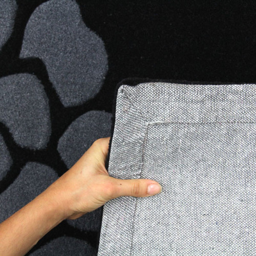 Black-Tufted-Rug-HV-615-BLACK