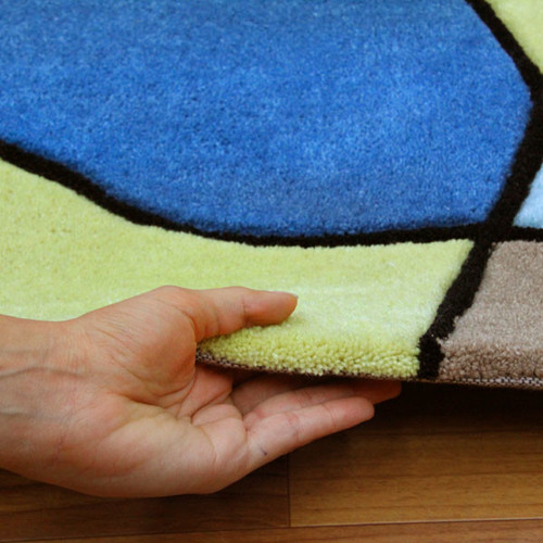 Beige-Tufted-Rug-HV-618-BLUE