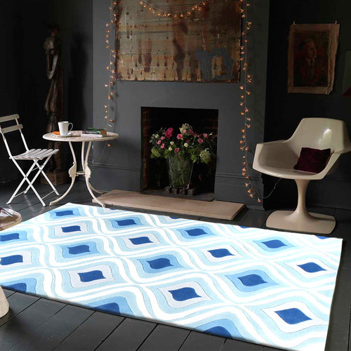Vogue-Stunning-Oil-Lamp-Rug-HV-629-BLU