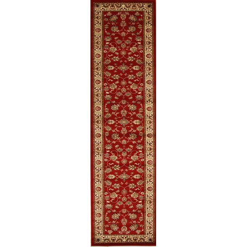 Samatra Traditional Persian Style Red Ivory Rug
