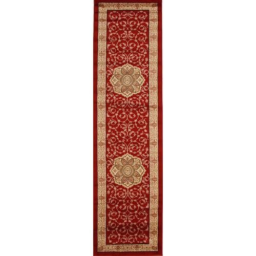 Network Rugs Samatra Traditional Persian Red Ivory Rug | Temple & Webster