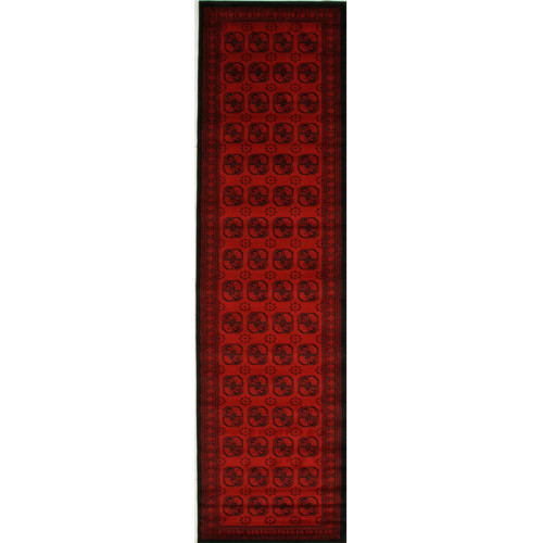 Samatra Traditional Persian Style Red Black Rug