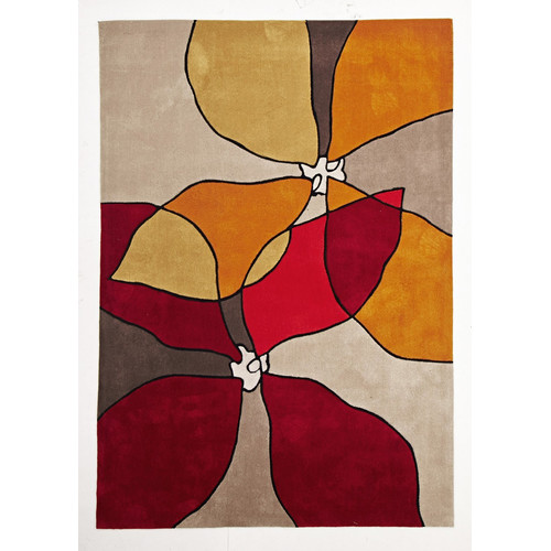 Rust Tufted Rug