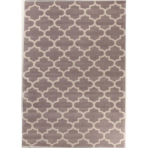 Network Grey Lattice Acrylic Rug & Reviews Temple & Webster