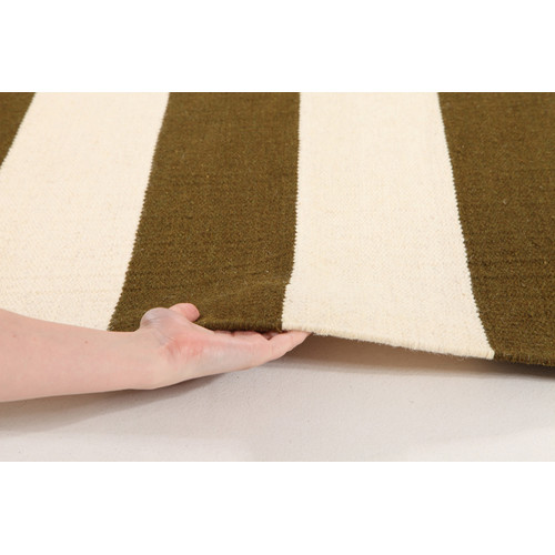 Earthy Flat Weave Stripe Rug Temple & ster
