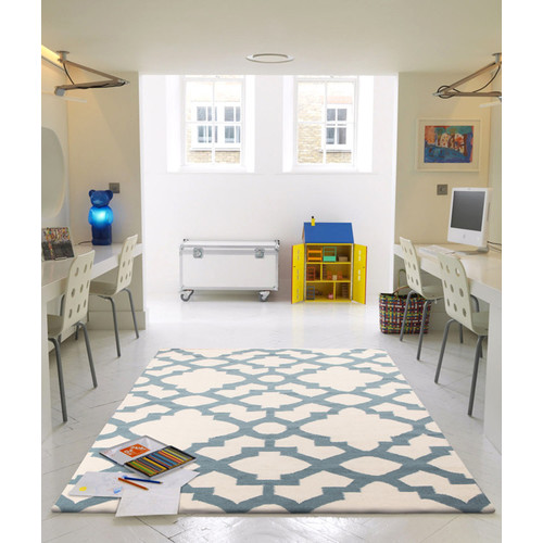 Ksathra-Trellis-Flat-Weave-Wool-Rug-NOM-17-BLUE