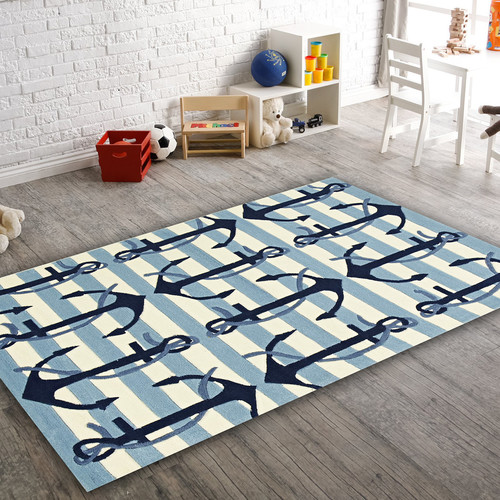 Nautical Anchors Rug Temple & Webster