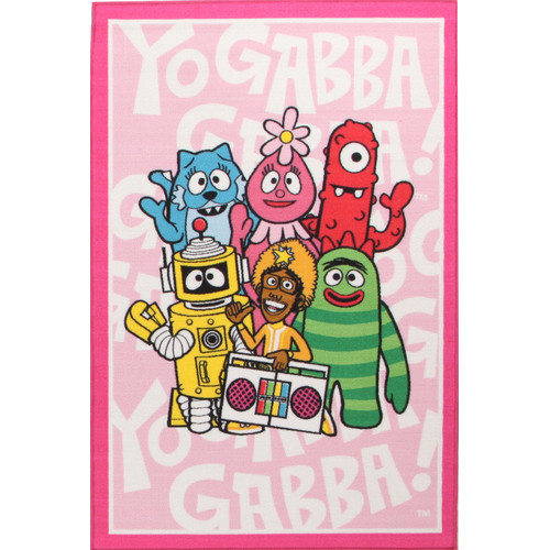 Yo Gabba Gabba Non Slip Team Rug