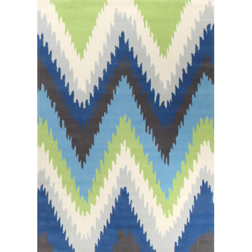 Chevron Ikat Rug