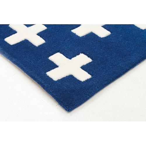 Network Nordic Crosses Navy Rug & Reviews Temple & ster