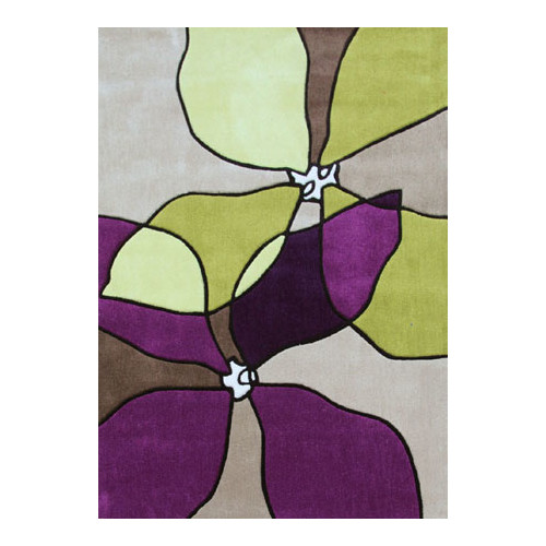 Aubergine Tufted Rug
