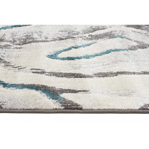 Dillon Geo Modern Blue Grey Rug Temple & ster