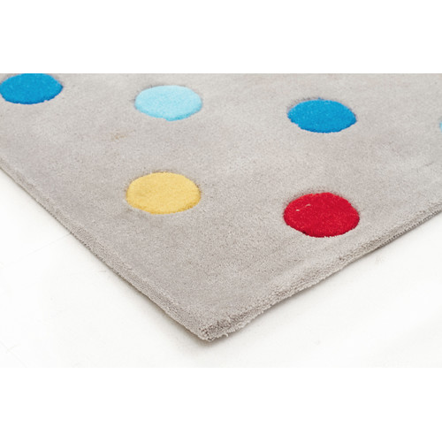 Network Kids Dots Design Rug Grey & Reviews Temple & ster
