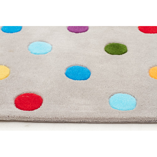 Network Kids Dots Design Rug Grey & Reviews Temple & ster