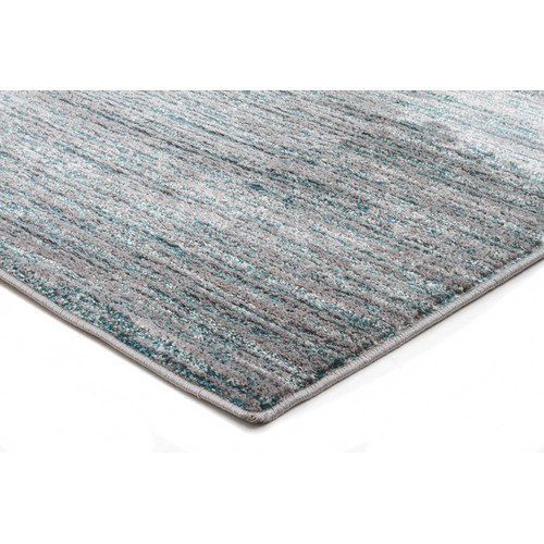 Pandora Contemporary Stripe Rug Blue Grey Temple & ster