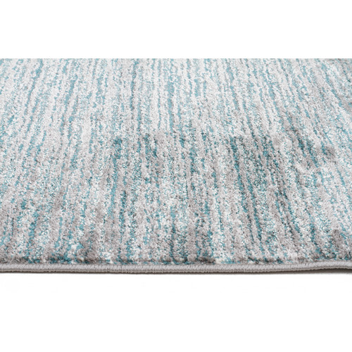 Pandora Contemporary Stripe Rug Blue Grey Temple & ster