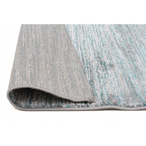 Pandora Contemporary Stripe Rug Blue Grey Temple & ster