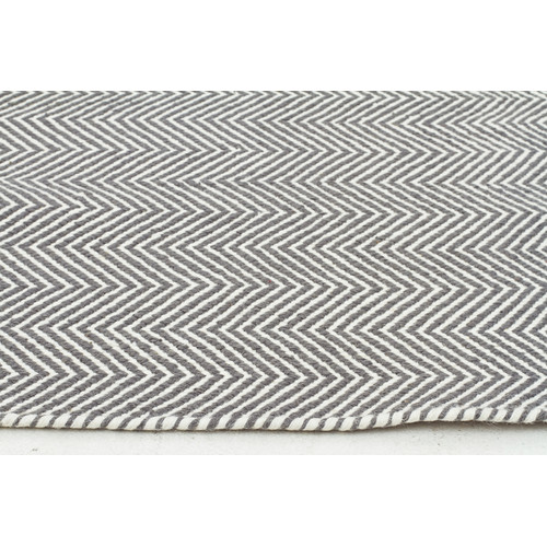 Network Herring Bone Chevron Rug Grey & Reviews Temple & ster