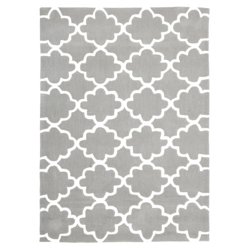Trellis Design Grey Rug Temple & ster
