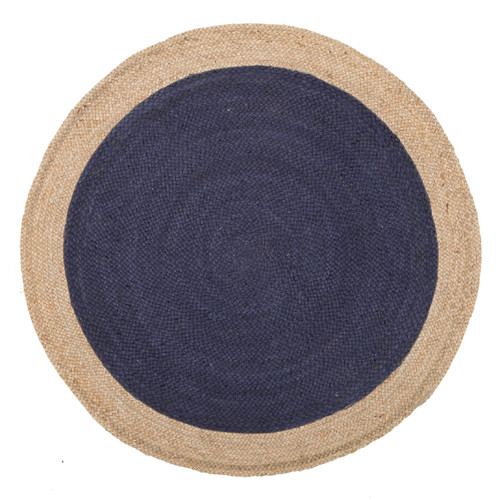 Network Rugs Jasmine Round Navy Rug