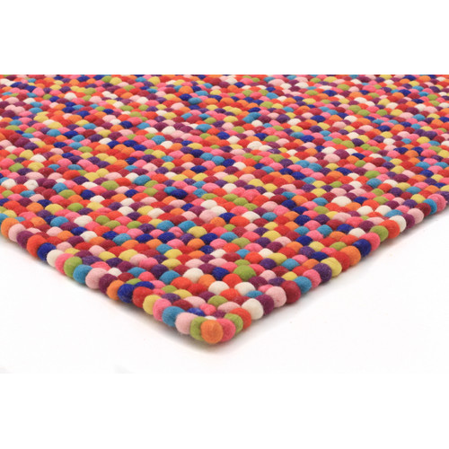 Network Felted Wool Ball Rug & Reviews Temple & ster