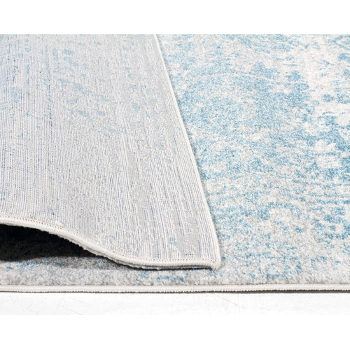 Network Rugs Bone, White & Blue Art Moderne Cezanne Rug